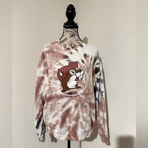 Buc-ee's Women's Tie Die Sweatshirt, Small